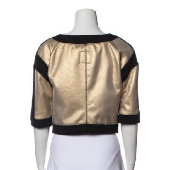 ✨Chanel vintage, evening jacket, gold/black, size US 8 ✨ - Picture 4 of 10